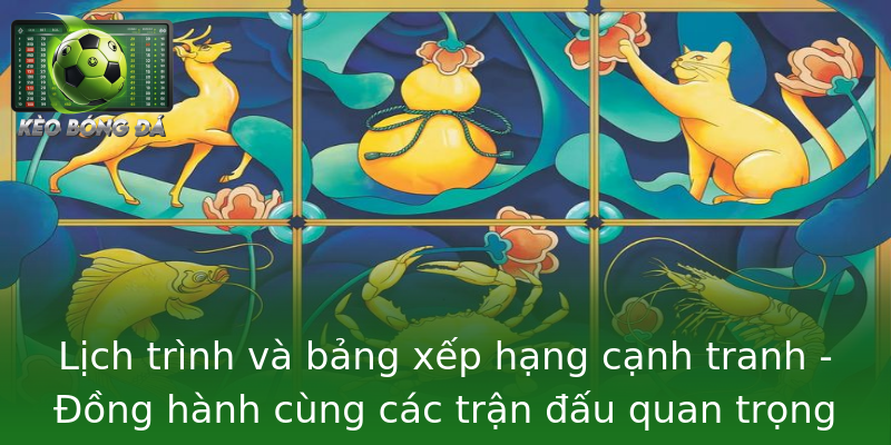Lịch trình và bảng xếp hạng cạnh tranh - Đồng hành cùng các trận đấu quan trọng Lịch trình và bảng xếp hạng cạnh tranh - Đồng hành cùng các trận đấu quan trọng