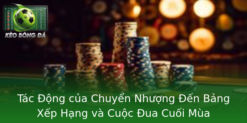 Tác Động của Chuyển Nhượng Đến Bảng Xếp Hạng và Cuộc Đua Cuối Mùa Tác Động của Chuyển Nhượng Đến Bảng Xếp Hạng và Cuộc Đua Cuối Mùa