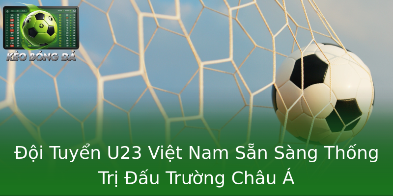 Đội Tuyển U23 Việt Nam Sẵn Sàng Thống Trị Đấu Trường Châu Á Đội Tuyển U23 Việt Nam Sẵn Sàng Thống Trị Đấu Trường Châu Á