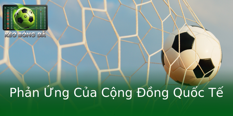 Phản Ứng Của Cộng Đồng Quốc Tế Phản Ứng Của Cộng Đồng Quốc Tế