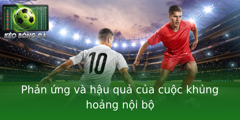 Phản ứng và hậu quả của cuộc khủng hoảng nội bộ Phản ứng và hậu quả của cuộc khủng hoảng nội bộ